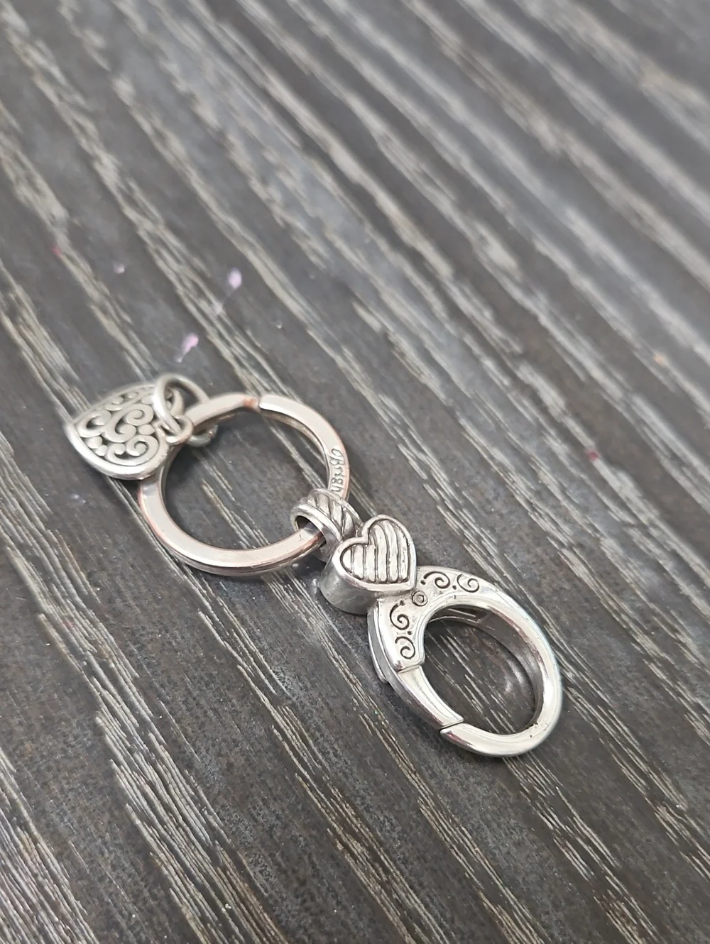 Brighton Heart Clip Keyring
